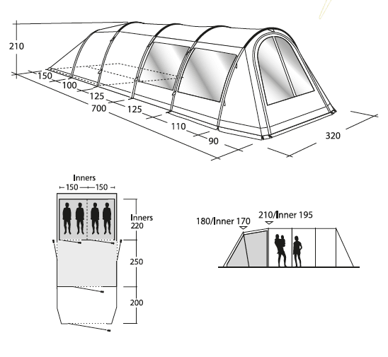 Палатка Outwell Phoenix 4