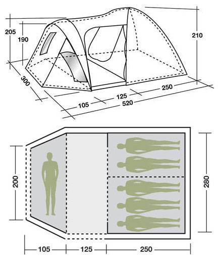 Палатка Easy Camp Pesaro 500