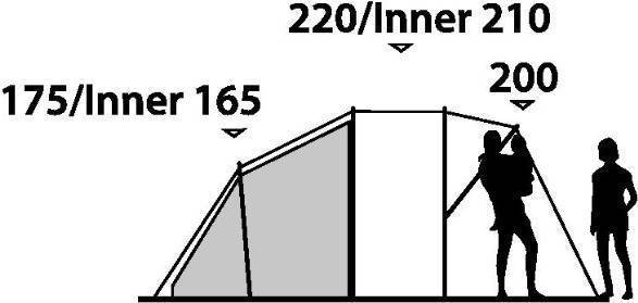 Кемпинговая палатка Oakland XL Outwell