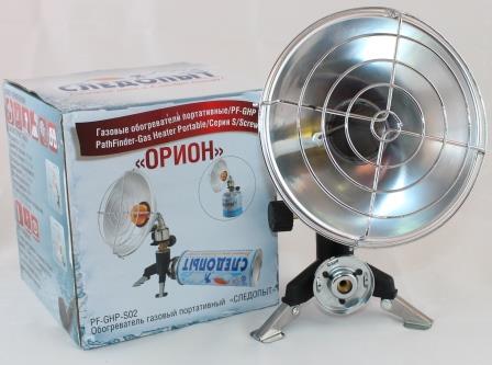 Обогреватель портативный газовый СЛЕДОПЫТ Орион PF-GHP-S02