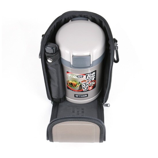 Термос для еды с контейнерами Tiger LWU-B170 Warm Silver