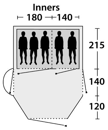 Палатка Outwell Nevada 5