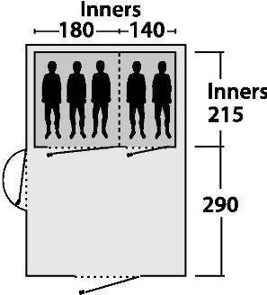 Кемпинговая палатка Oakland XL Outwell
