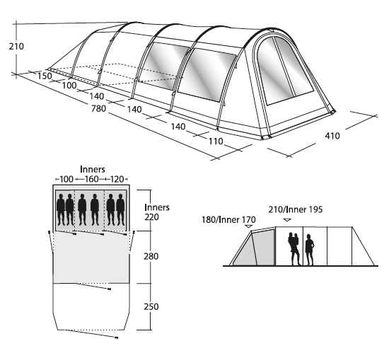 Палатка Outwell Phoenix 6