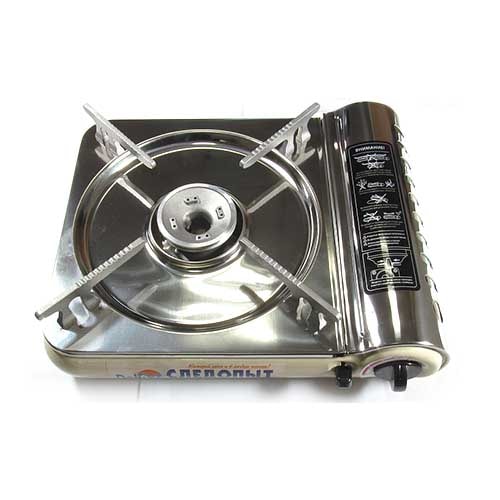 Плита настольная газовая Следопыт Deluxe с подогревом