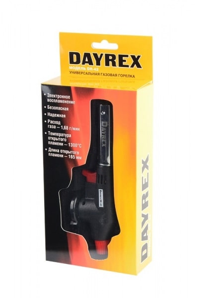 Горелка газовая с пьезоподжигом DAYREX DR-42