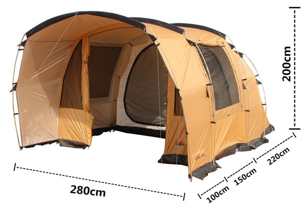 Палатка кемпинговая Tunnels 4 CoolWalk 5238