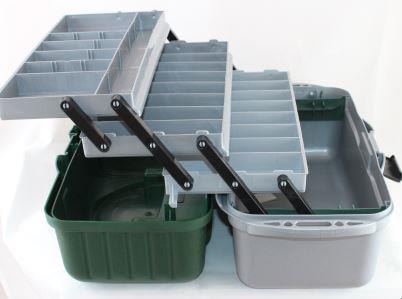 Ящик рыболовный СЛЕДОПЫТ, с 3-мя подъемными полками