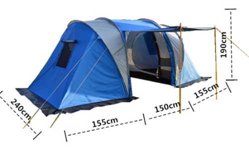 Палатка 4-местная CoolWalk Tasman 4V Dome 1910