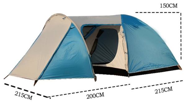 Палатка Coolwalk TASMAN 3V DOME PLUS 5223
