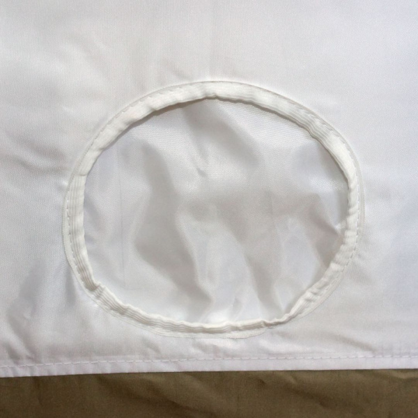 Палатка зимняя СЛЕДОПЫТ Premium 5 стен 1,8х1,75 м, h-2,05 м, 5-ти местная, 3 слоя, цв. белый/олива