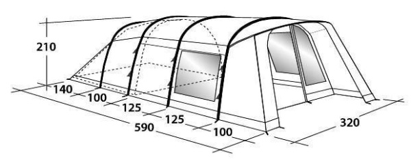 Палатка Outwell Whitecove 5