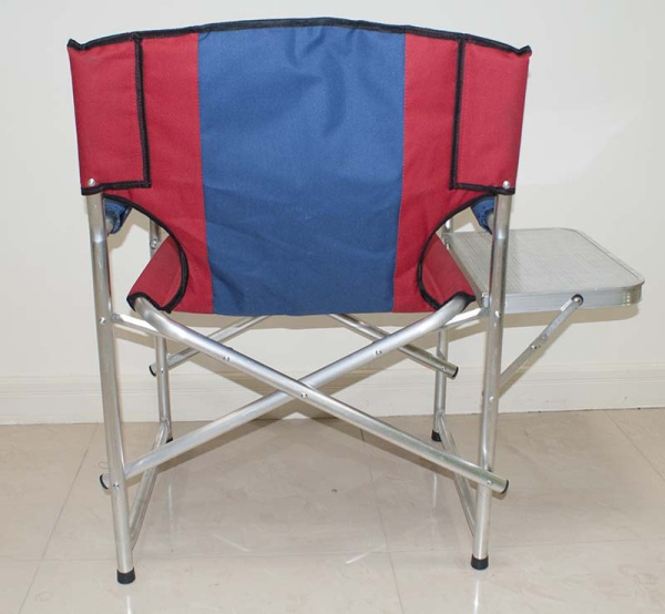 Кресло складное SuperMax со столиком, алюминий