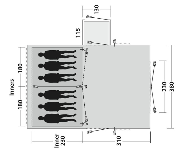 Палатка Outwell Montana 6PE