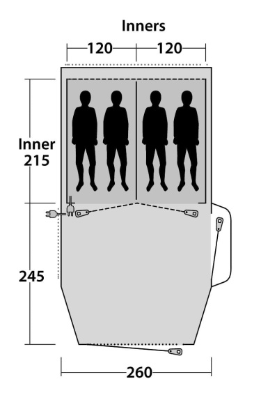 Палатка Outwell Dayton 4