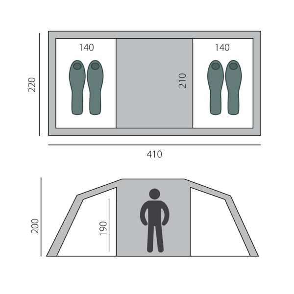 Палатка BTrace Tube 4