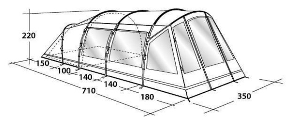 Палатка Outwell Glendale 5E