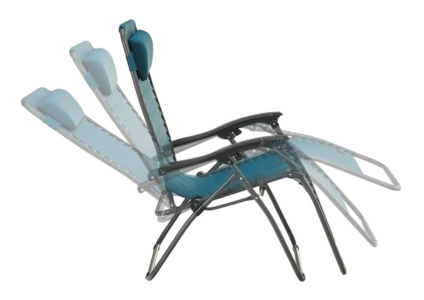 Шезлонг GoGarden Fiesta петроль