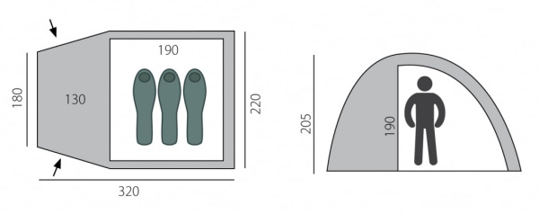 Кемпинговая палатка BTrace Arten Birdland