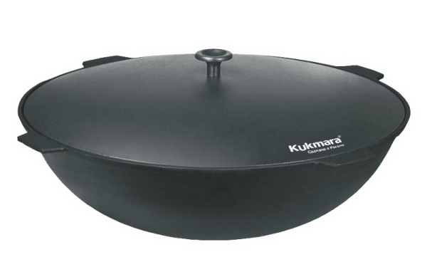 Казан чугунный 10 л с крышкой