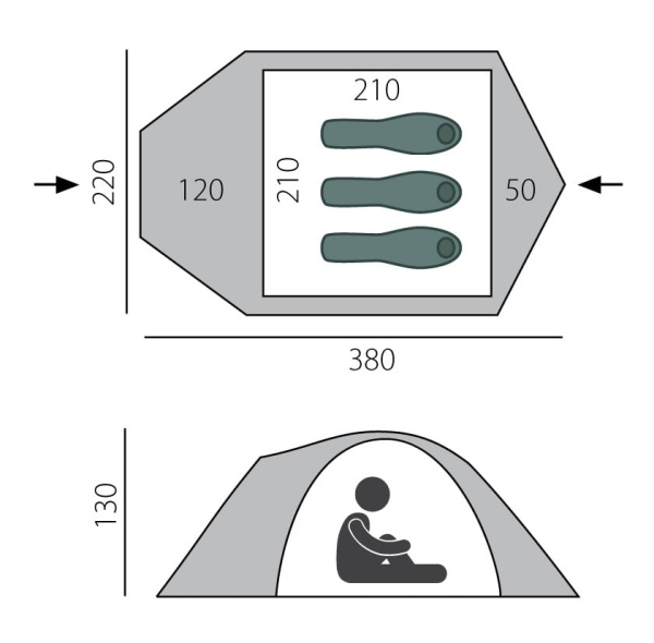 Палатка BTrace Canio 3