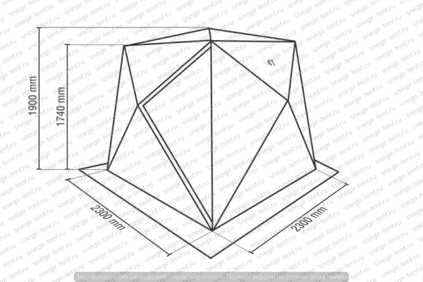 Зимняя палатка Снегирь 4Т