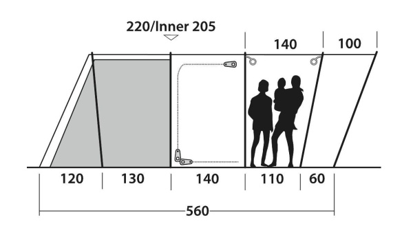 Палатка Outwell Montana 6PE