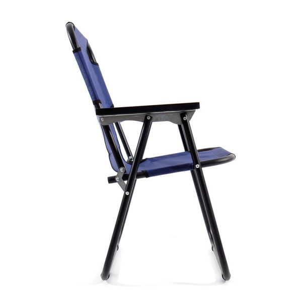 Кресло-шезлонг Кедр сталь, синий