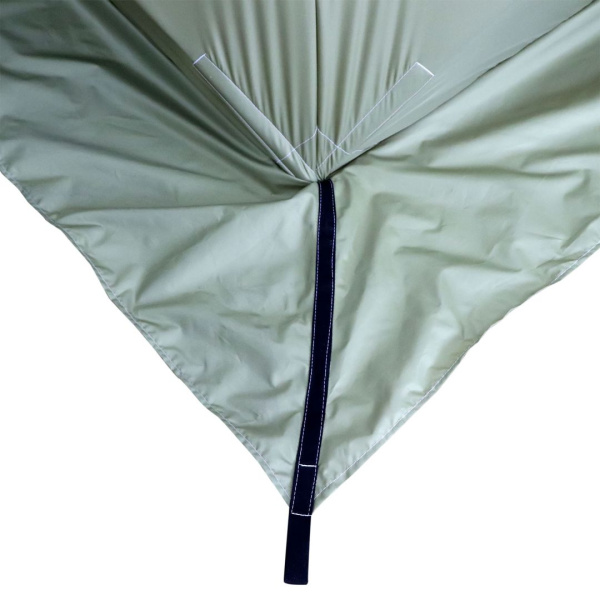 Палатка зимняя куб СЛЕДОПЫТ Premium 1,8х1,8 м, 3-х местная, 3 слоя, цв. белый/олива