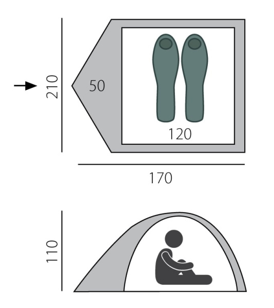 Палатка BTrace Arten Walk