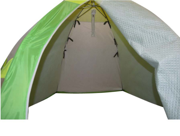 Палатка зимняя Медведь 3-местная утепленная (термостежка)