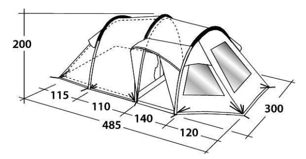Палатка Outwell Nevada S