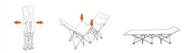 Кровать раскладушка с карманом Coolwalk 1963