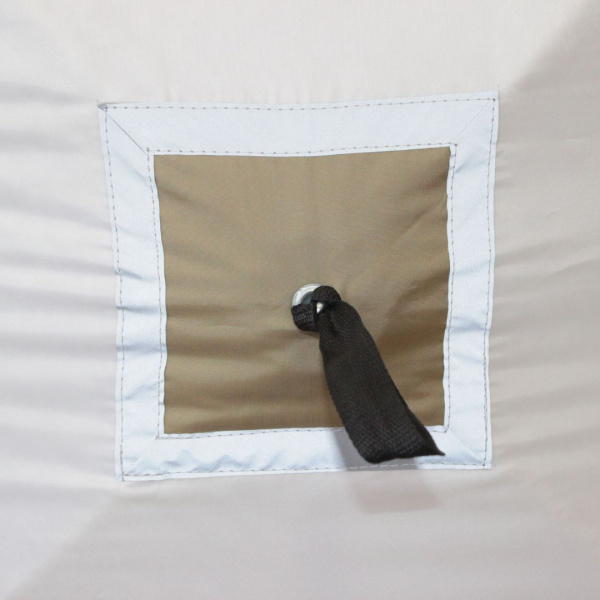 Палатка зимняя СЛЕДОПЫТ Premium 5 стен 1,8х1,75 м, h-2,05 м, 5-ти местная, 3 слоя, цв. белый/олива