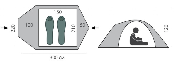 Палатка BTrace Challenge 2