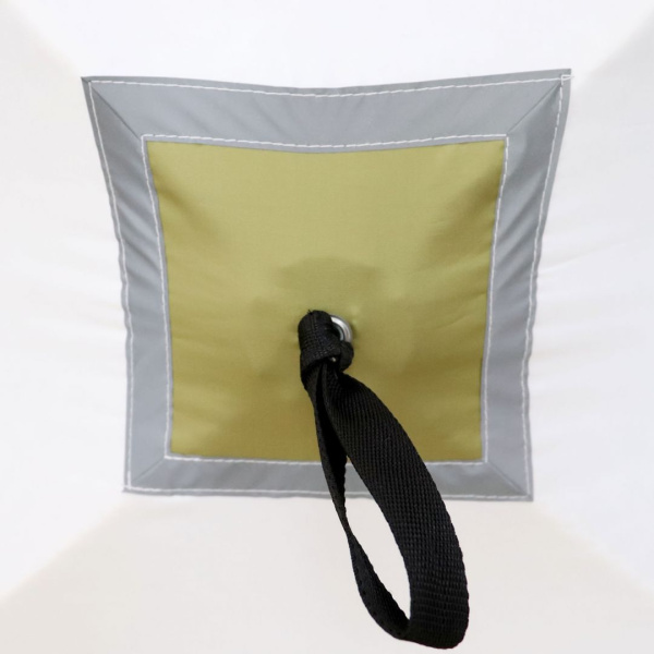 Палатка зимняя куб СЛЕДОПЫТ Premium 1,8х1,8 м, 3-х местная, 3 слоя, цв. белый/олива