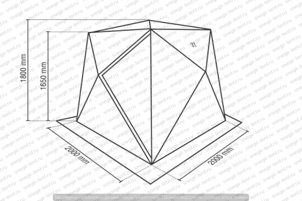 Зимняя палатка Снегирь 3Т